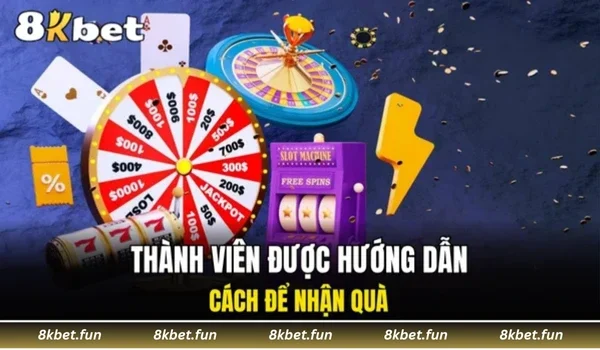 Thành viên được hướng dẫn cách để nhận quà
